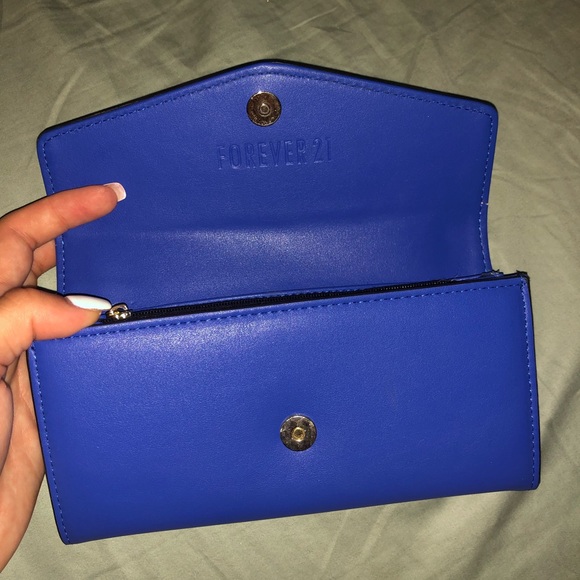 Royal Blue Forever 21 Wallet - Picture 2 of 4